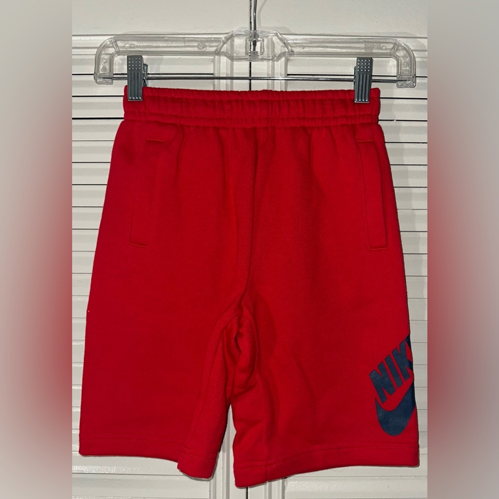 Nike SB Skateboarding‎ Boys French Terry Red Sweat Shorts Size 6X/7